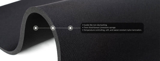 Why choose a Limestone based Sponge Rubber Desk Mat?